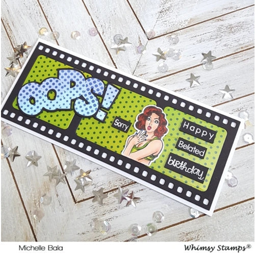 Simon Says Stamp! Whimsy Stamps OOPS WORD Die WSD465