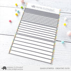 Simon Says Stamp! Mama Elephant QUICK STRIPES Creative Cuts Steel Dies