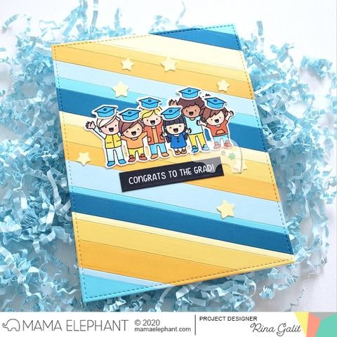 Simon Says Stamp! Mama Elephant QUICK STRIPES Creative Cuts Steel Dies