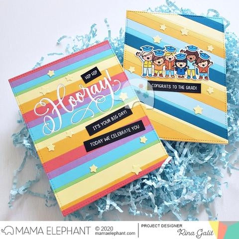 Simon Says Stamp! Mama Elephant QUICK STRIPES Creative Cuts Steel Dies