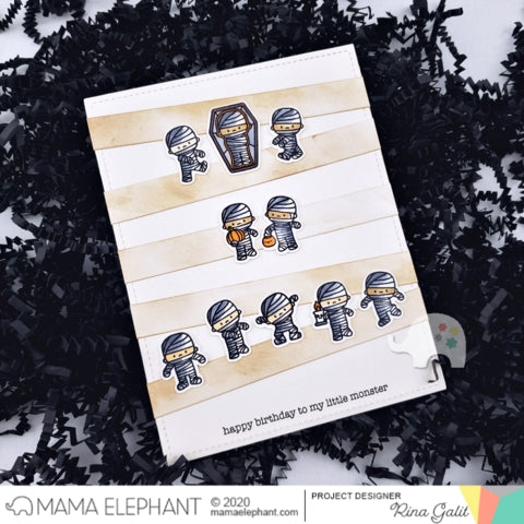 Simon Says Stamp! Mama Elephant QUICK STRIPES Creative Cuts Steel Dies