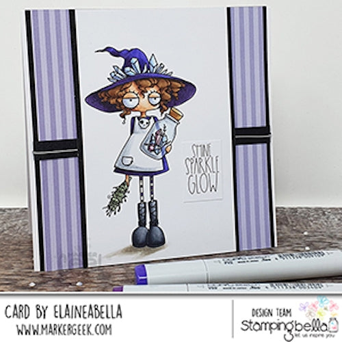 Simon Says Stamp! Stamping Bella Cling Stamp SMUDGE AND CRYSTAL ODDBALL eb965
