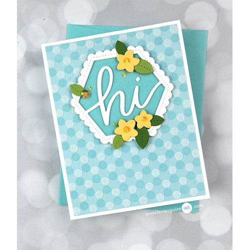 Simon Says Stamp! Pretty Pink Posh MEDIUM POLKA DOT Stencil