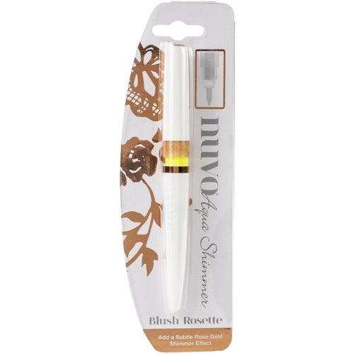 Simon Says Stamp! Tonic BLUSH ROSETTE Aqua Shimmer Pen Nuvo 878n