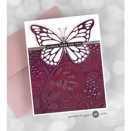 Simon Says Stamp! Tonic PURPLE RAIN Mirror Card Iridescent Cardstock 9788e | color-code:ALT02