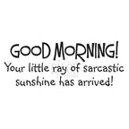 Simon Says Stamp! Riley And Company Funny Bones SARCASTIC SUNSHINE Cling Stamp RWD-816
