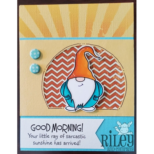 Simon Says Stamp! Riley And Company Funny Bones SARCASTIC SUNSHINE Cling Stamp RWD-816