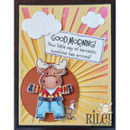 Simon Says Stamp! Riley And Company Funny Bones SARCASTIC SUNSHINE Cling Stamp RWD-816