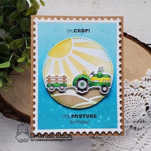 Simon Says Stamp! Newton's Nook Designs FARMING FUN Clear Stamps NN2006S03