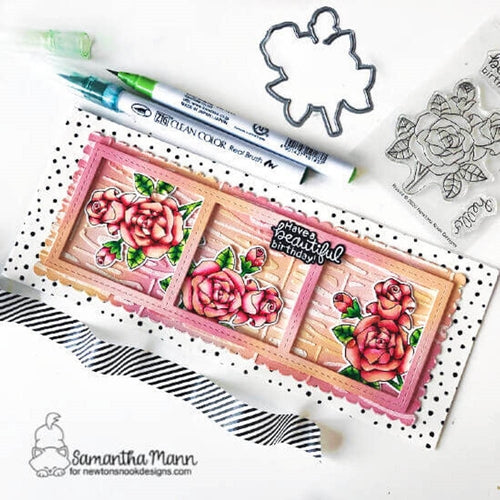 Simon Says Stamp! Newton's Nook Designs ROSES Clear Stamps NN2006S04*