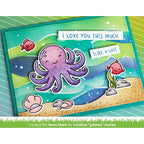 Simon Says Stamp! Lawn Fawn OCEAN WAVE Stencils lf2365