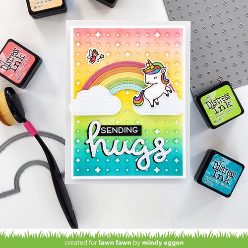 Simon Says Stamp! Lawn Fawn SPARKLE BACKGROUND Die lf2353*