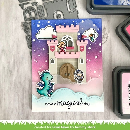 Simon Says Stamp! Lawn Fawn LITTLE DRAGON Clear Stamps lf2323