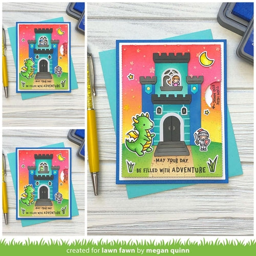 Simon Says Stamp! Lawn Fawn LITTLE DRAGON Clear Stamps lf2323