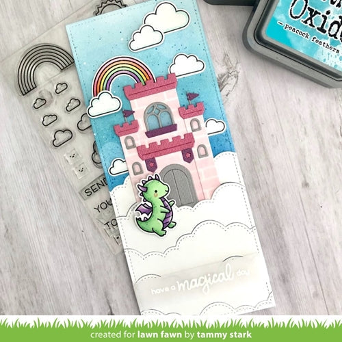 Simon Says Stamp! Lawn Fawn LITTLE DRAGON Clear Stamps lf2323