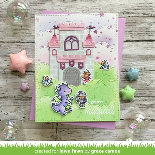 Simon Says Stamp! Lawn Fawn LITTLE DRAGON Clear Stamps lf2323
