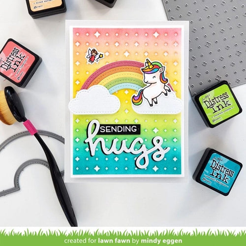 Simon Says Stamp! Lawn Fawn UNICORN PICNIC Clear Stamps lf2319