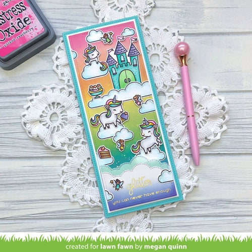 Simon Says Stamp! Lawn Fawn SET ALL THE CLOUDS Clear Stamps and Dies lfatc | color-code:ALT6