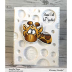 Simon Says Stamp! Whimsy Stamps GIRAFFES PEEKING Clear Stamps DP1045