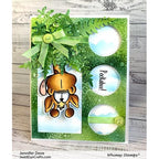 Simon Says Stamp! Whimsy Stamps GIRAFFES PEEKING Clear Stamps DP1045