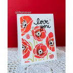 Simon Says Stamp! Simon Says Stamp Stencil POPPY BOUQUET ssst121482