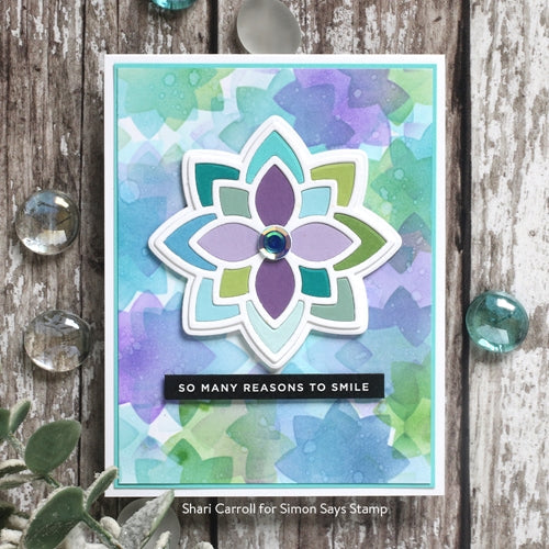 Simon Says Stamp! CZ Design SENTIMENT STRIPS REVERSE HAPPY czg006