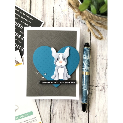 Simon Says Stamp! CZ Design SENTIMENT STRIPS REVERSE HAPPY czg006