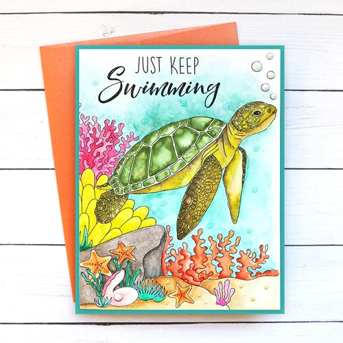 Simon Says Stamp! Simon Says Stamp Suzy's UNDER THE SEA Watercolor Prints szus20wc *