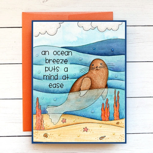 Simon Says Stamp! Simon Says Stamp Suzy's UNDER THE SEA Watercolor Prints szus20wc *