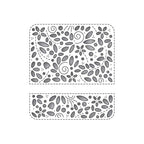 Simon Says Stamp! Simon Says Stamp FILIGREE MESSAGE ROUNDED RECTANGLE Wafer Die s682