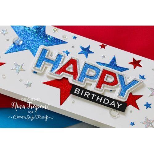 Simon Says Stamp! CZ Design CHUNKY HAPPY Wafer Dies czd93 | color-code:ALT00