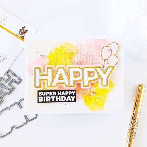 Simon Says Stamp! CZ Design CHUNKY HAPPY Wafer Dies czd93 | color-code:ALT3