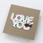 Simon Says Stamp! CZ Design CHUNKY LOVE YOU Wafer Dies czd94 | color-code:ALT8