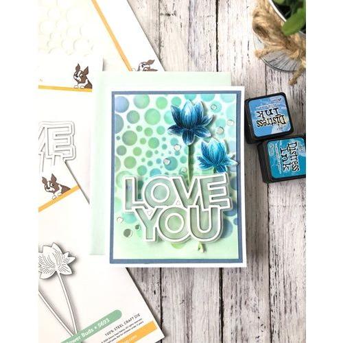 Simon Says Stamp! Simon Says Stamp ETCHED FLOWER BUDS Wafer Die s693