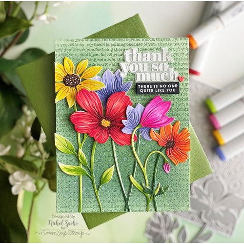 Simon Says Stamp! Simon Says Stamp ETCHED FLOWER BUDS Wafer Die s693 | color-code:ALT3