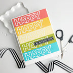 Simon Says Stamp! CZ Design Clear Stamps HAPPY DAYS czs54 Send Happiness