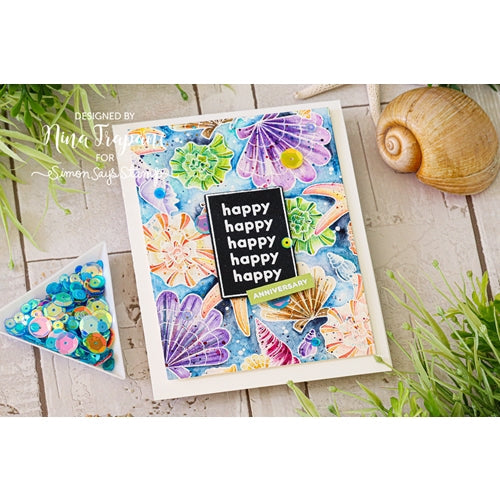 Simon Says Stamp! CZ Design Clear Stamps HAPPY DAYS czs54 Send Happiness
