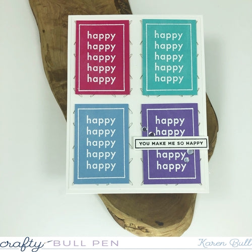Simon Says Stamp! CZ Design Clear Stamps HAPPY DAYS czs54 Send Happiness