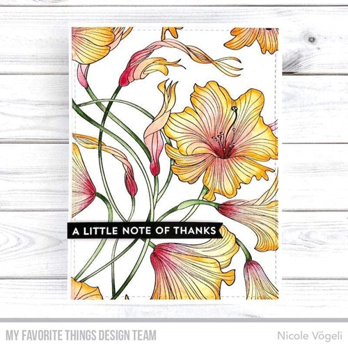 Simon Says Stamp! My Favorite Things HARMONIOUS HIBISCUS Cling Background Stamp bg127 | color-code:ALT1