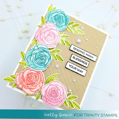 Simon Says Stamp! Trinity Stamps WALLFLOWER Clear Stamp Set tps052*