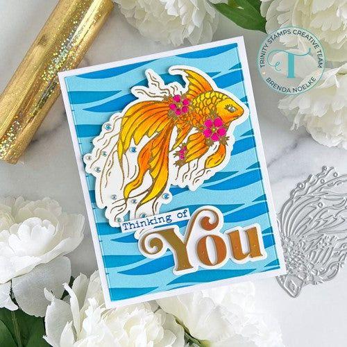 Simon Says Stamp! Trinity Stamps WAVING HELLO 6 x 9 Stencil Set Of 2 tss019* | color-code:ALT01