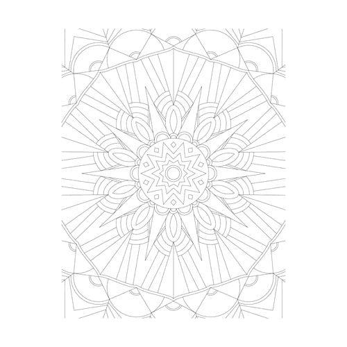 Simon Says Stamp! SS-0695 Spellbinders KALEIDOSCOPE ART BACKGROUND Cling Stamp *