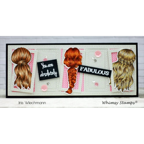 Simon Says Stamp! Whimsy Stamps BRAIDED Clear Stamps CWSD327*