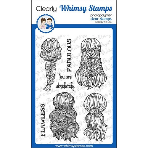 Simon Says Stamp! Whimsy Stamps BRAIDED Clear Stamps CWSD327*