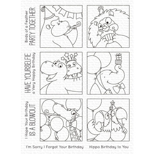 Simon Says Stamp! My Favorite Things PICTURE PERFECT PARTY ANIMALS Clear Stamps bb106
