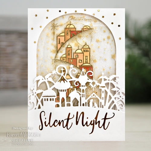 Simon Says Stamp! Woodware Craft Collection PEACEFUL NIGHT Clear Stamps frs400