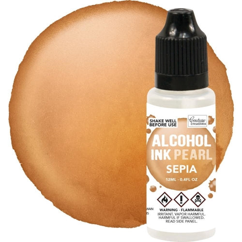 Simon Says Stamp! Couture Creations SEPIA Alcohol Ink Pearl co727372