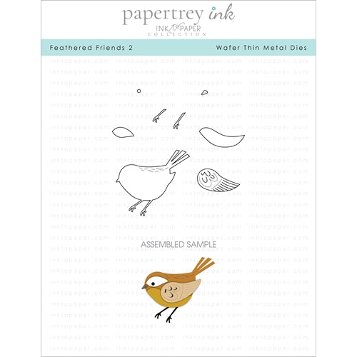 Simon Says Stamp! Papertrey Ink FEATHERED FRIENDS 2 Dies ITP148