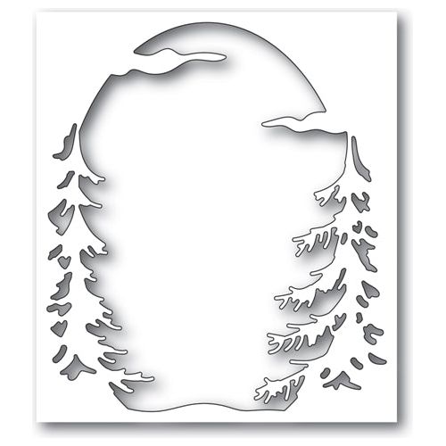 Simon Says Stamp! Memory Box EVERGREEN SKY COLLAGE Craft Die 94500