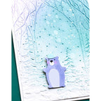 Simon Says Stamp! Memory Box SNOWY FOREST 3D Embossing Folder ef1010